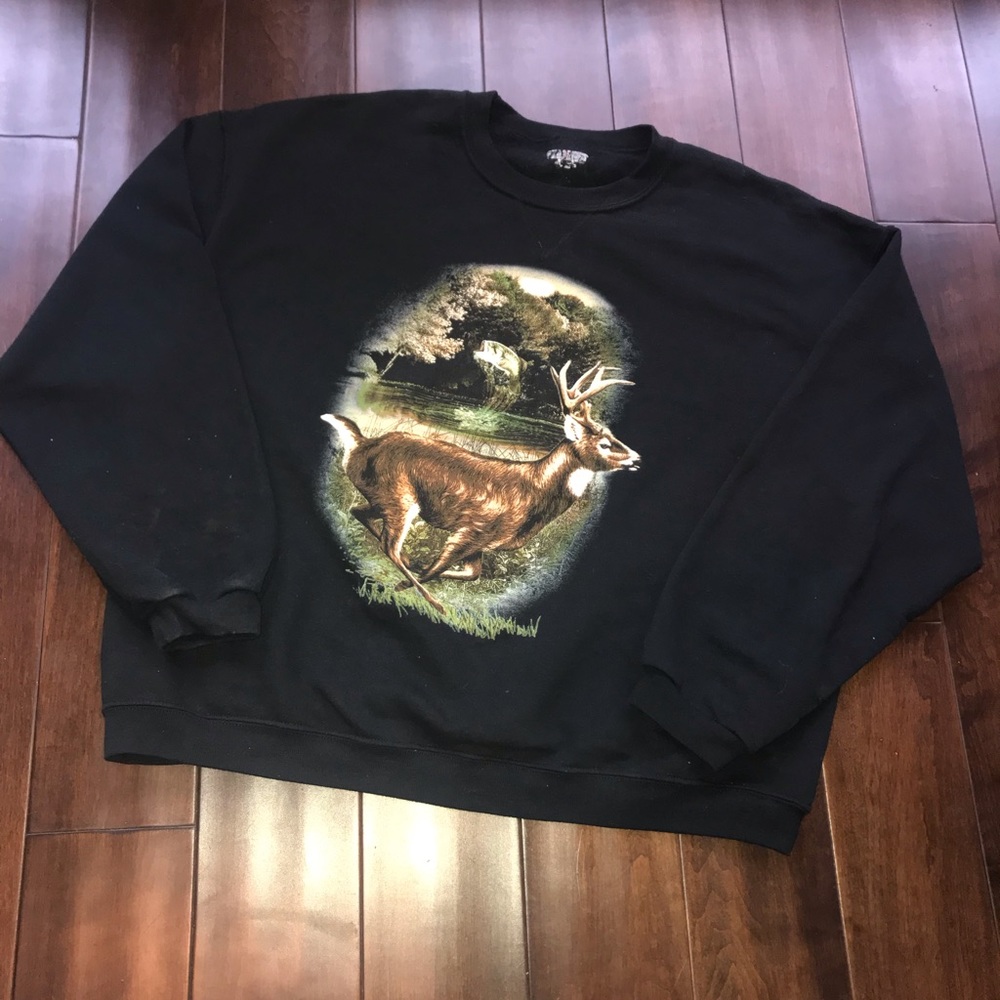 Deer and Bass Great Outdoors Sweatshirt